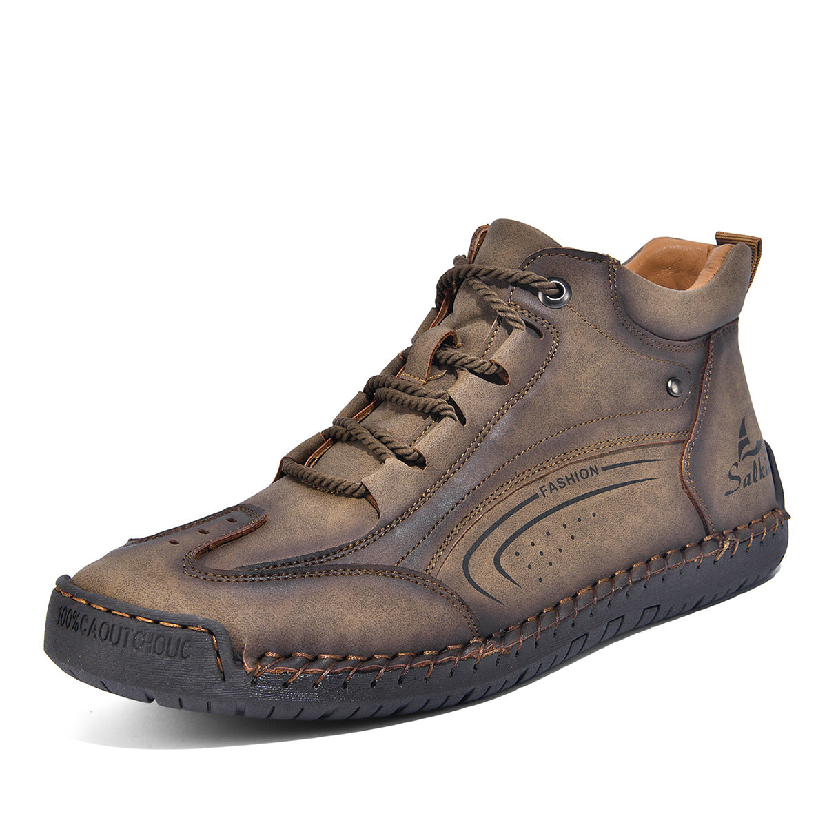 Herren-Stiefel mit Handstich-Sohle