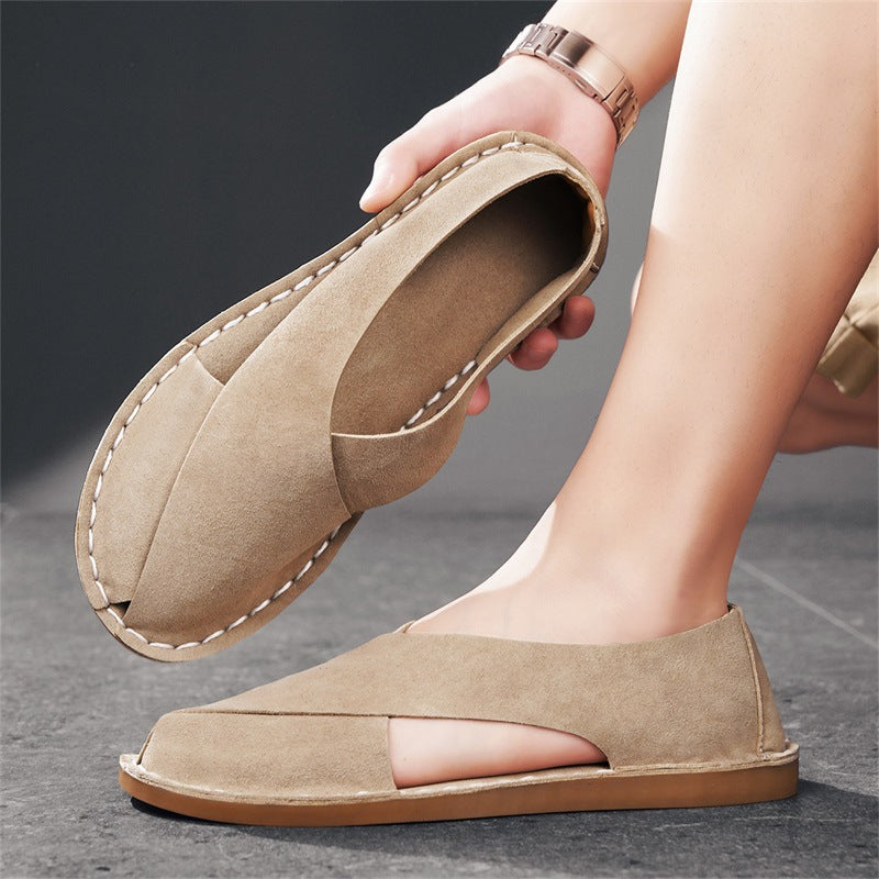 Leder-Sandalen für Herren