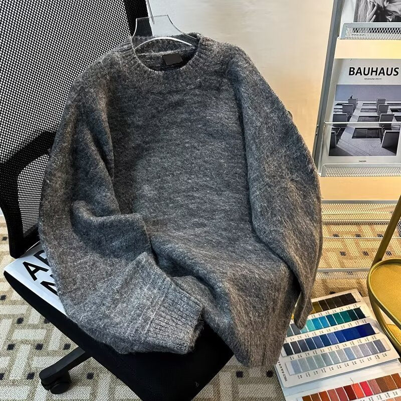 Vintage Pullover im koreanischen Stil – Ansicht 3
