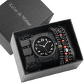 Herren-Uhr mit Lederarmband