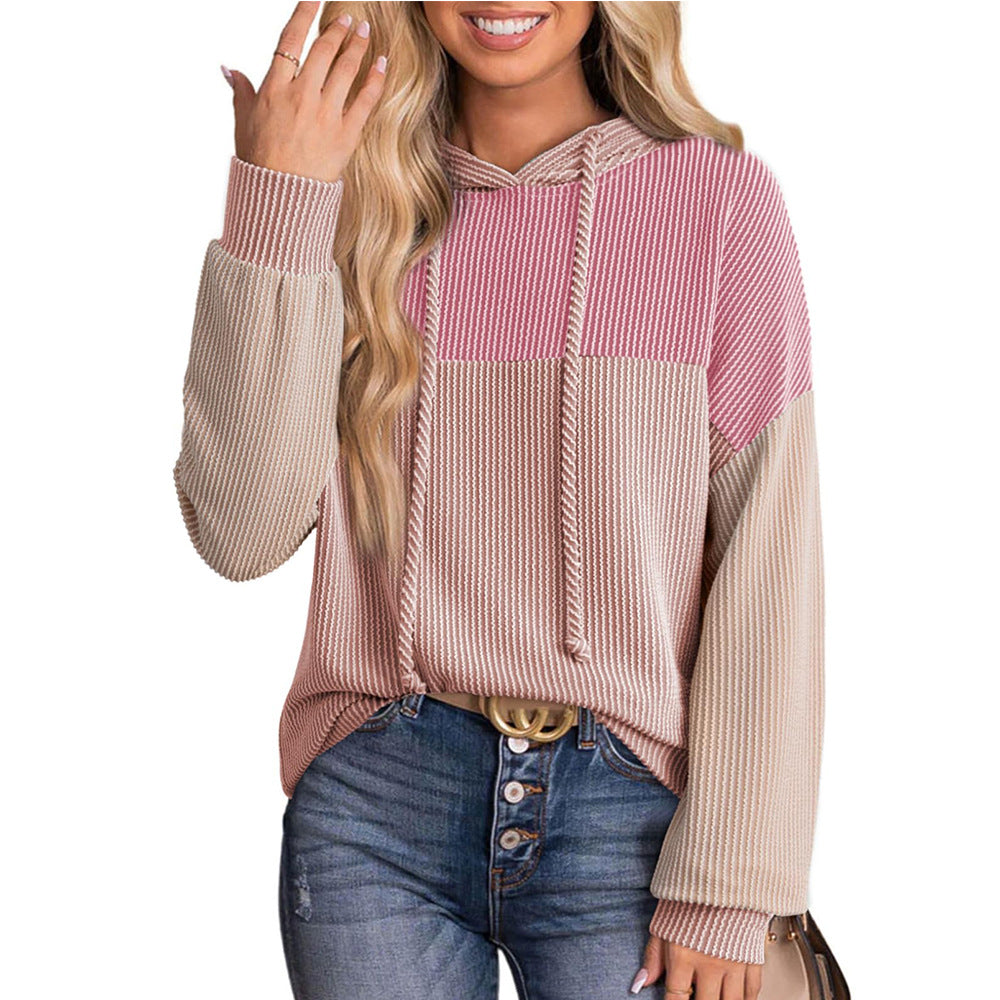 Kapuzenpullover mit Farbblock-Design – Bild 7 | LuxeStyle