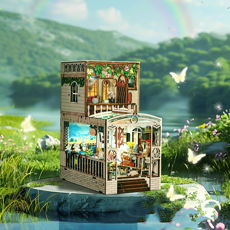 DIY Miniatur-Bücherregal „Warm Yang Whisper“ – Bild 2 | LuxeStyle