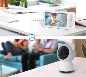 Babyphone mit HD-Kamera und App-Zugriff