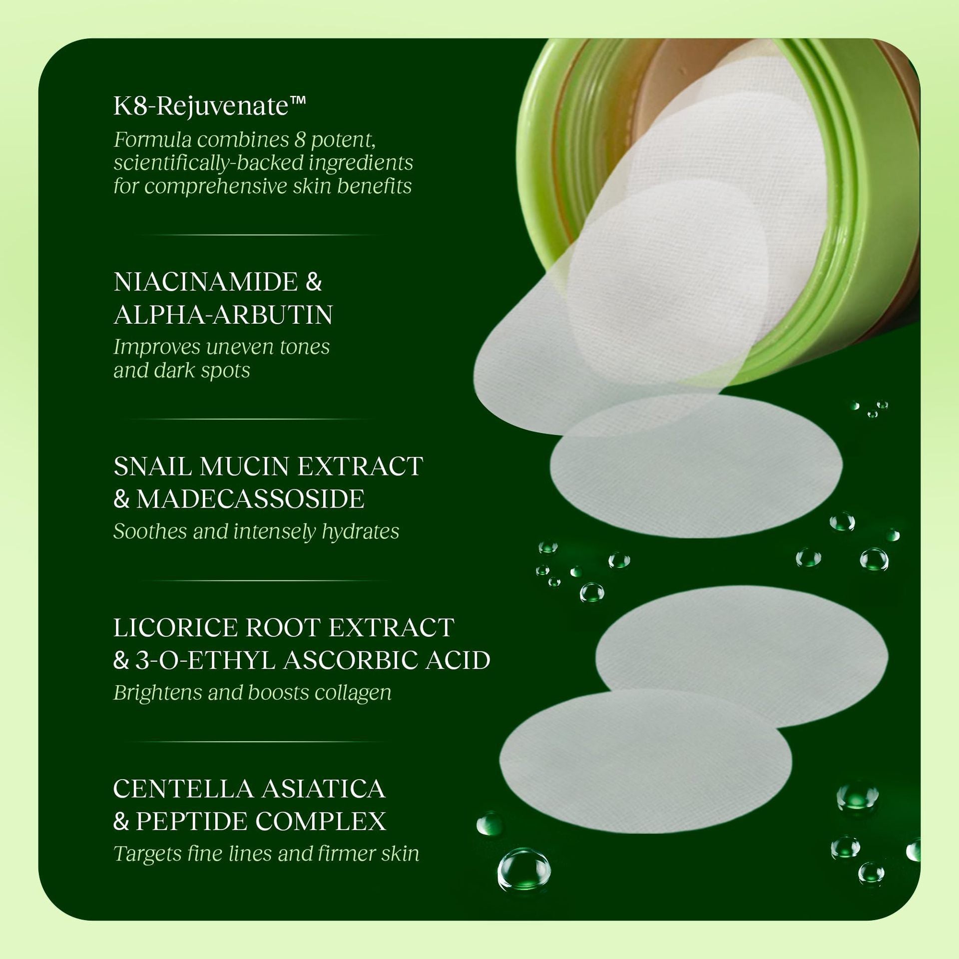 Centella Asiatica Peeling-Pads