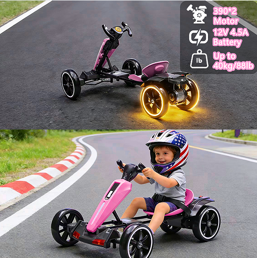 12V Elektro Go-Kart für Kinder (3-6 Jahre)
