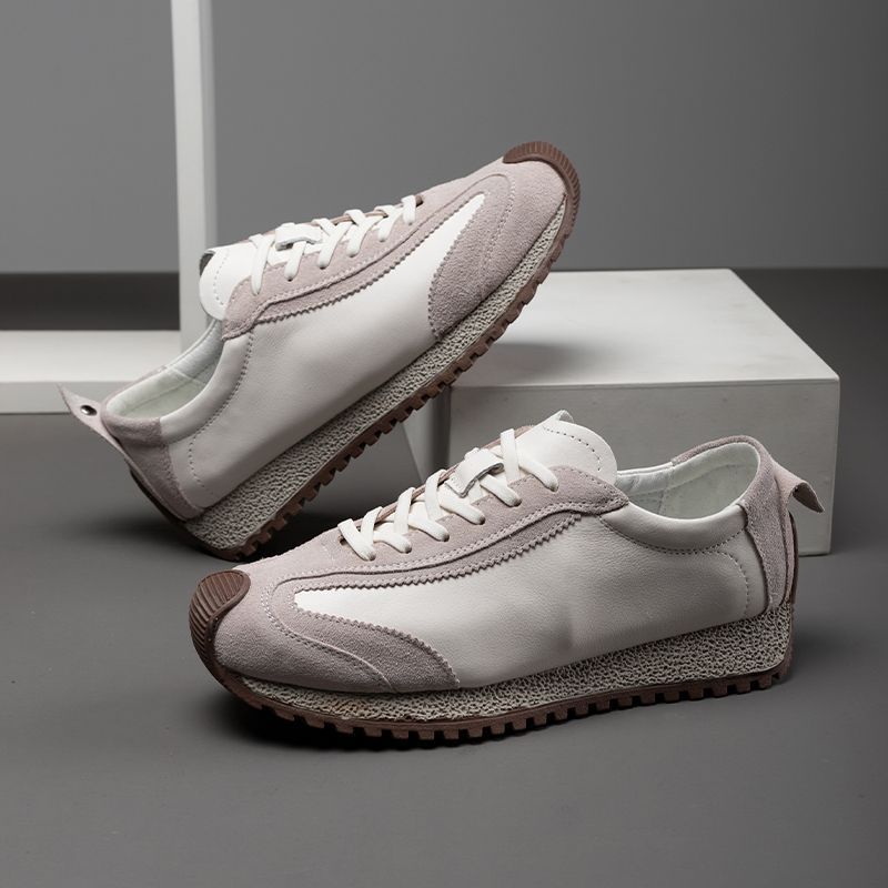 Leder-Sneaker im Retro-Look für Herren | LuxeStyle