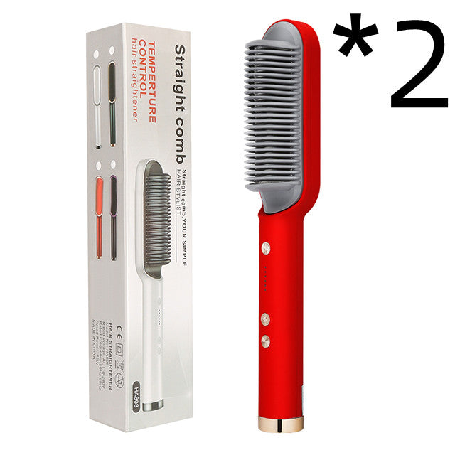 2-in-1 Haarglätter & Lockenstab mit Ionen