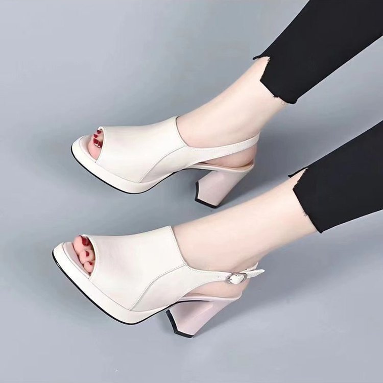 Wasserdichte Plateau-Schuhe mit Keilabsatz