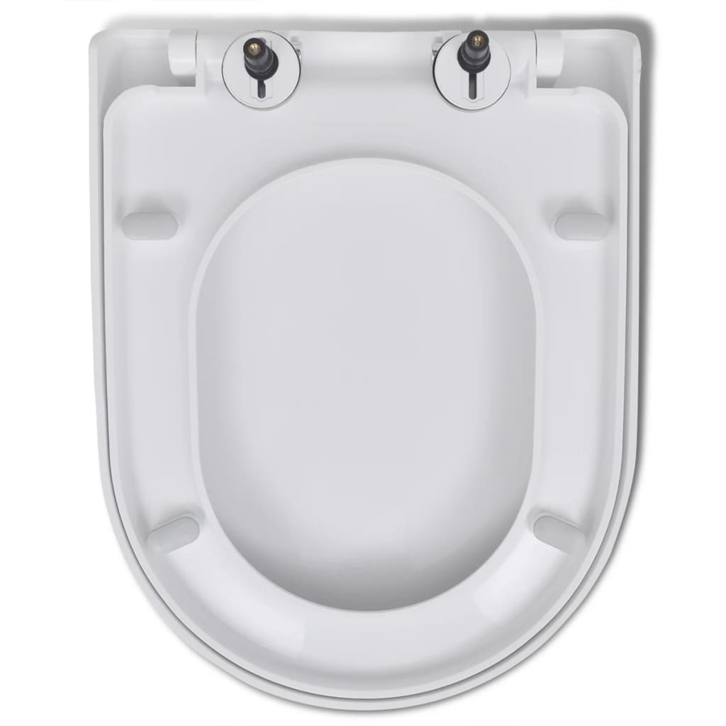 WC-Sitz mit Absenkautomatik, eckig