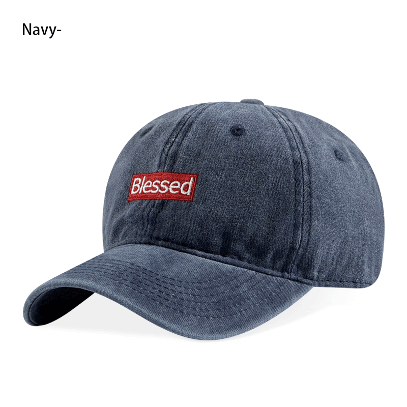 Vintage-Cap «Blessed» – Washed, bestickt (Unisex)