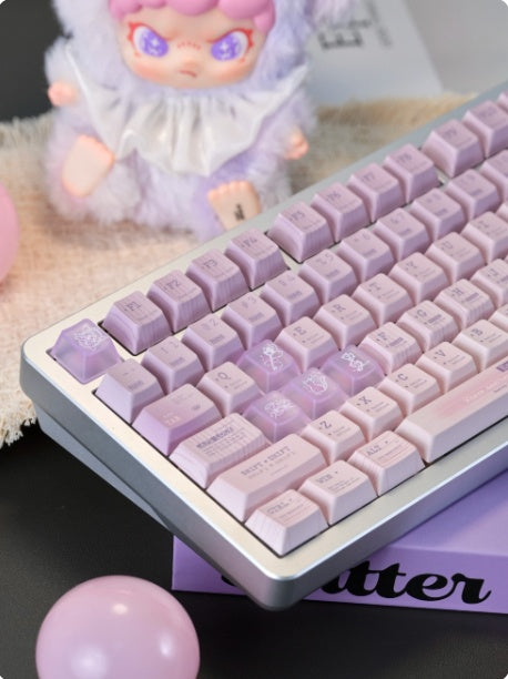 Retro Music Tastenkappen, Pink-Lila – Ansicht 4