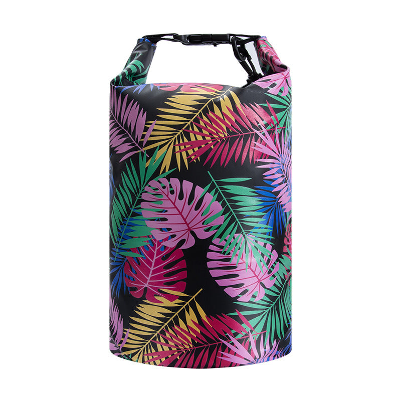 Wasserdichter Dry Bag mit Blumenprint, 10L