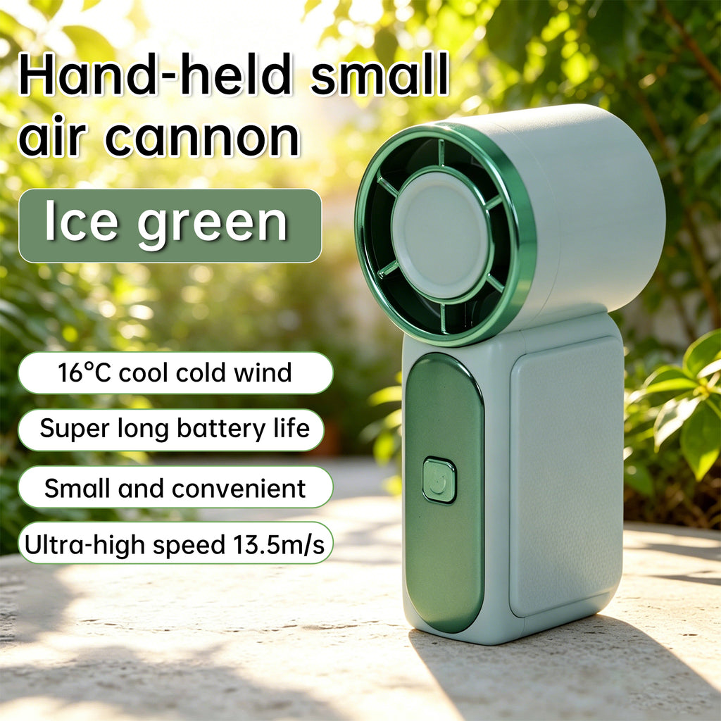Mini Ventilator Lila – USB-aufladbar – Ansicht 2