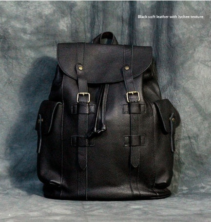 Retro Lederrucksack für Herren