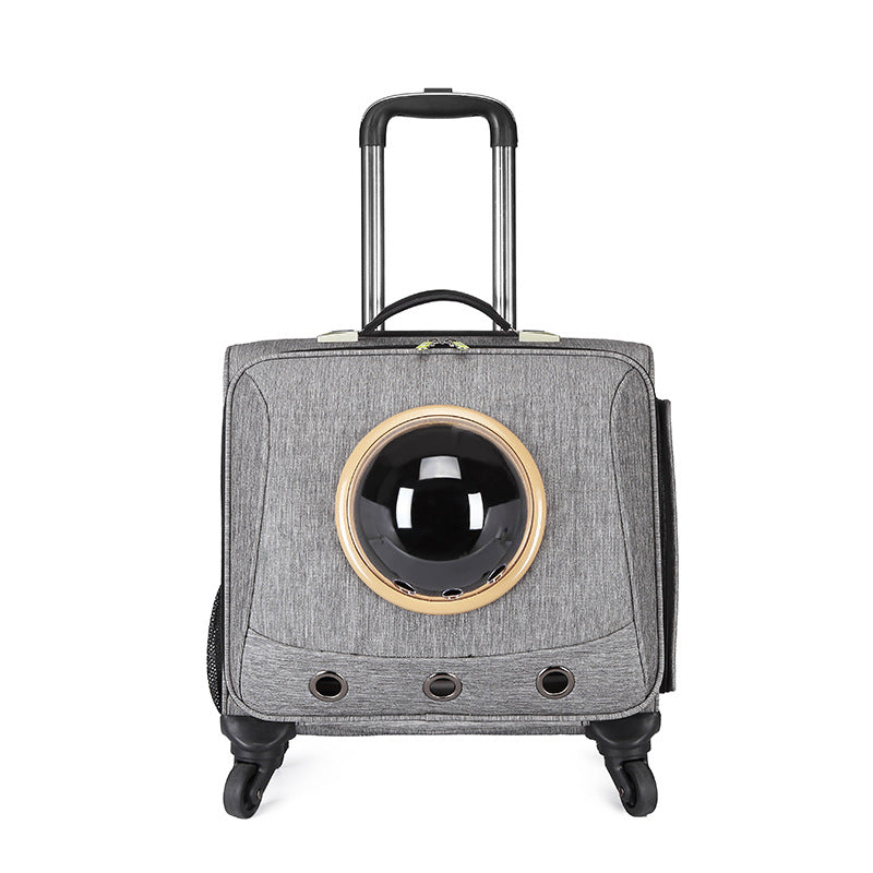 Trolley-Transportbox für Haustiere