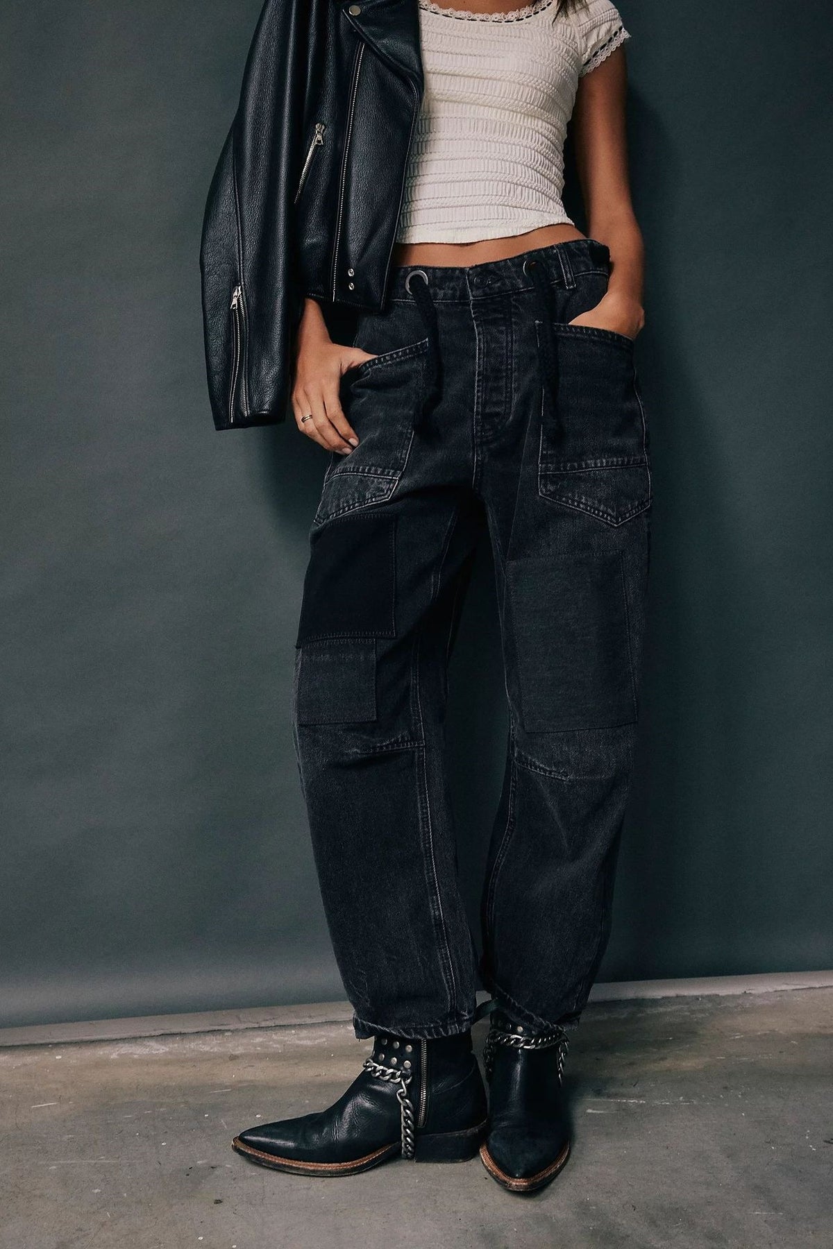 Vintage-Patchwork Jeans – Bild 2 | LuxeStyle