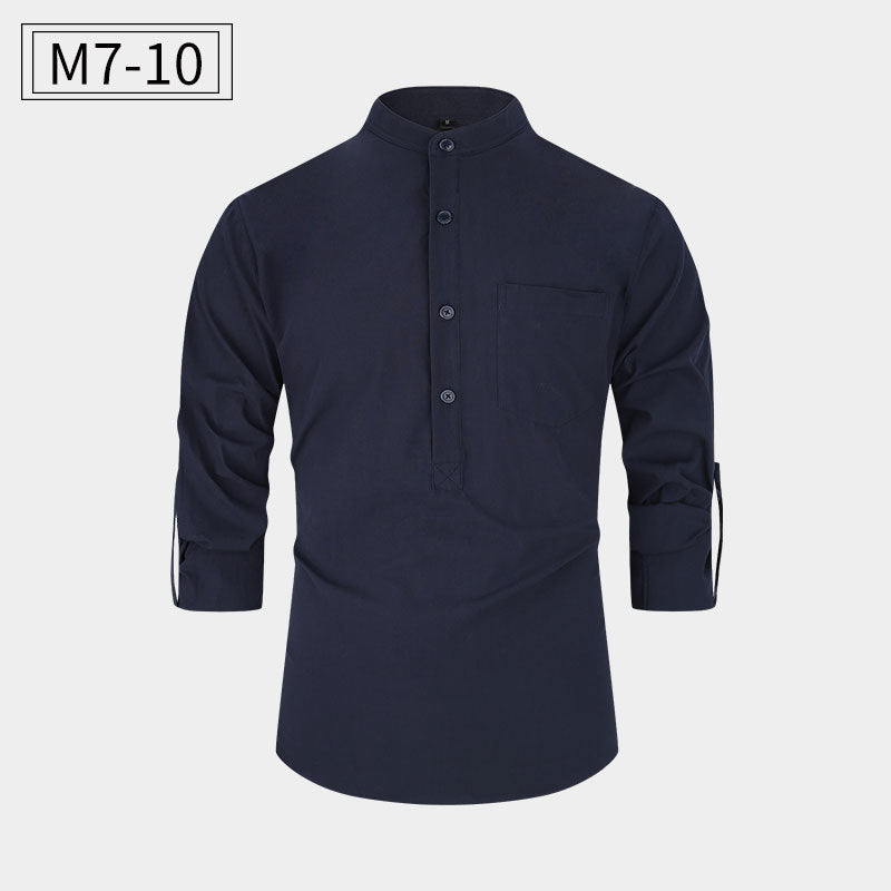 Herren Baumwollhemd – Lässiger Stil – Bild 6 | LuxeStyle