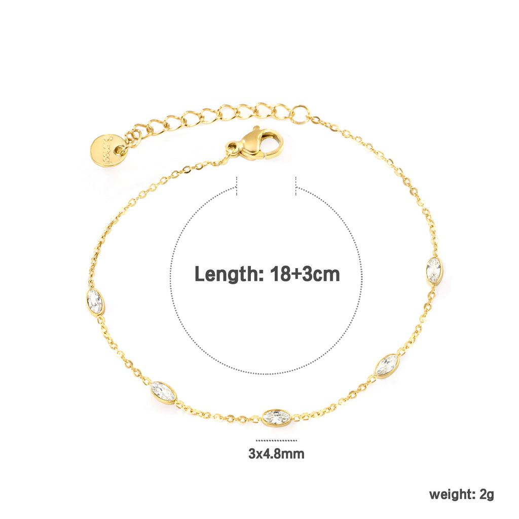 Vergoldetes Edelstahl-Armband im Retro-Stil – Bild 7 | LuxeStyle