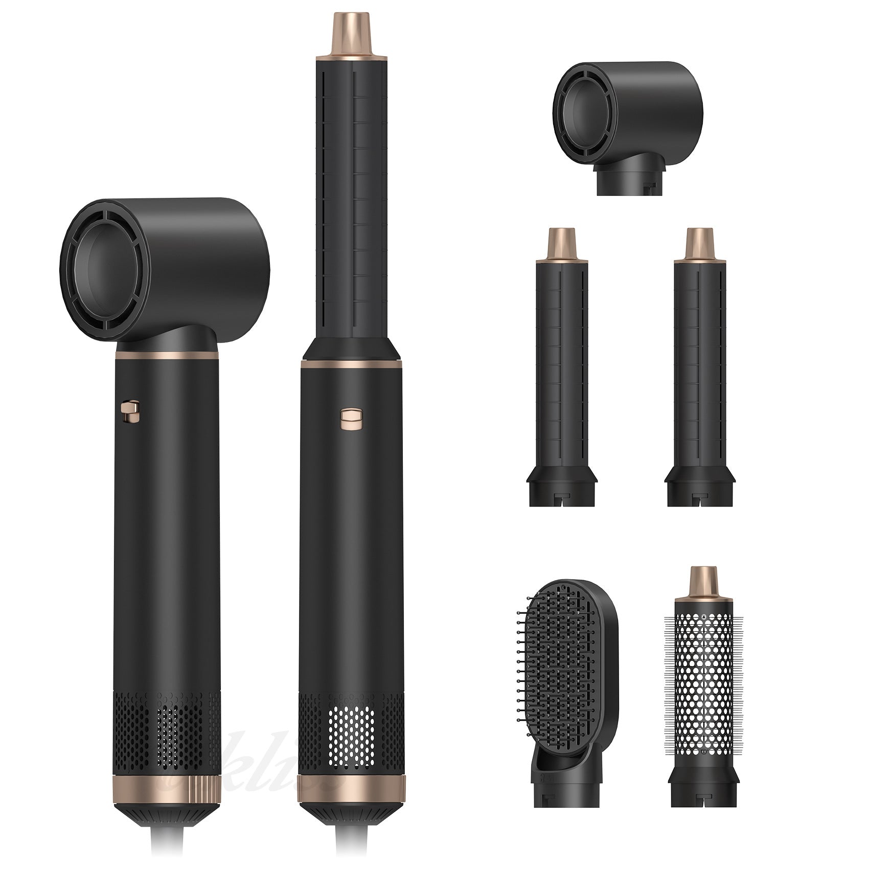 Multifunktionaler 5-in-1 Lockenstab mit Geräuschminderung