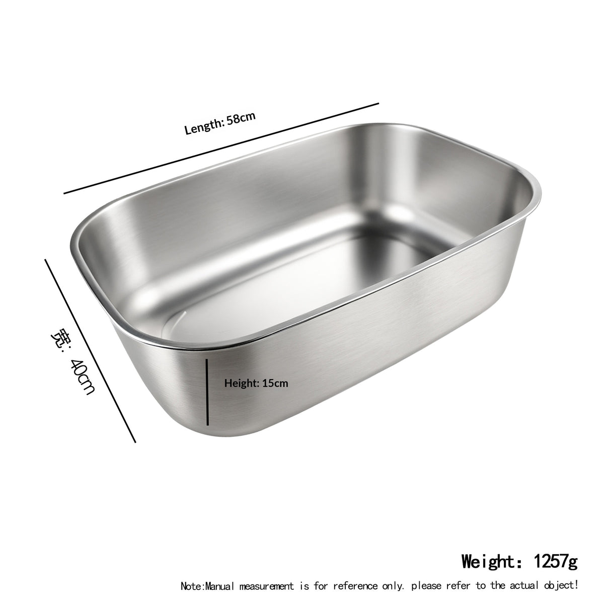 Katzentoilette aus Edelstahl mit Spritzschutz – Bild 5 | LuxeStyle