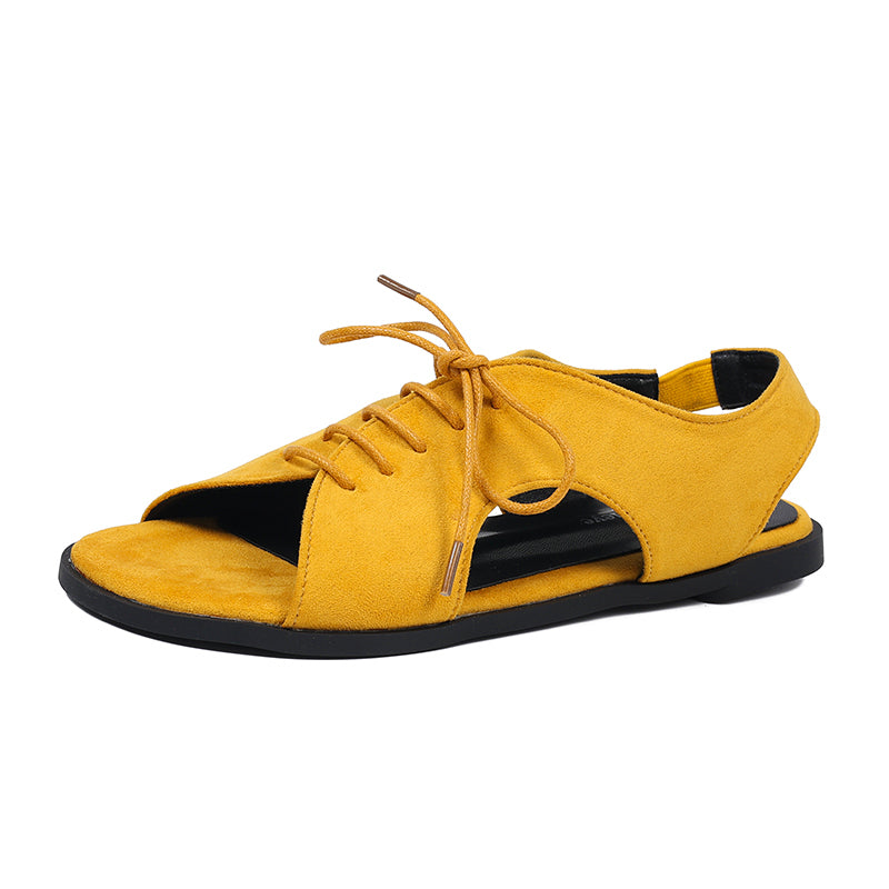 Römische Cut-Out Sandalen mit Schlupfriemen – Strandflips für Damen