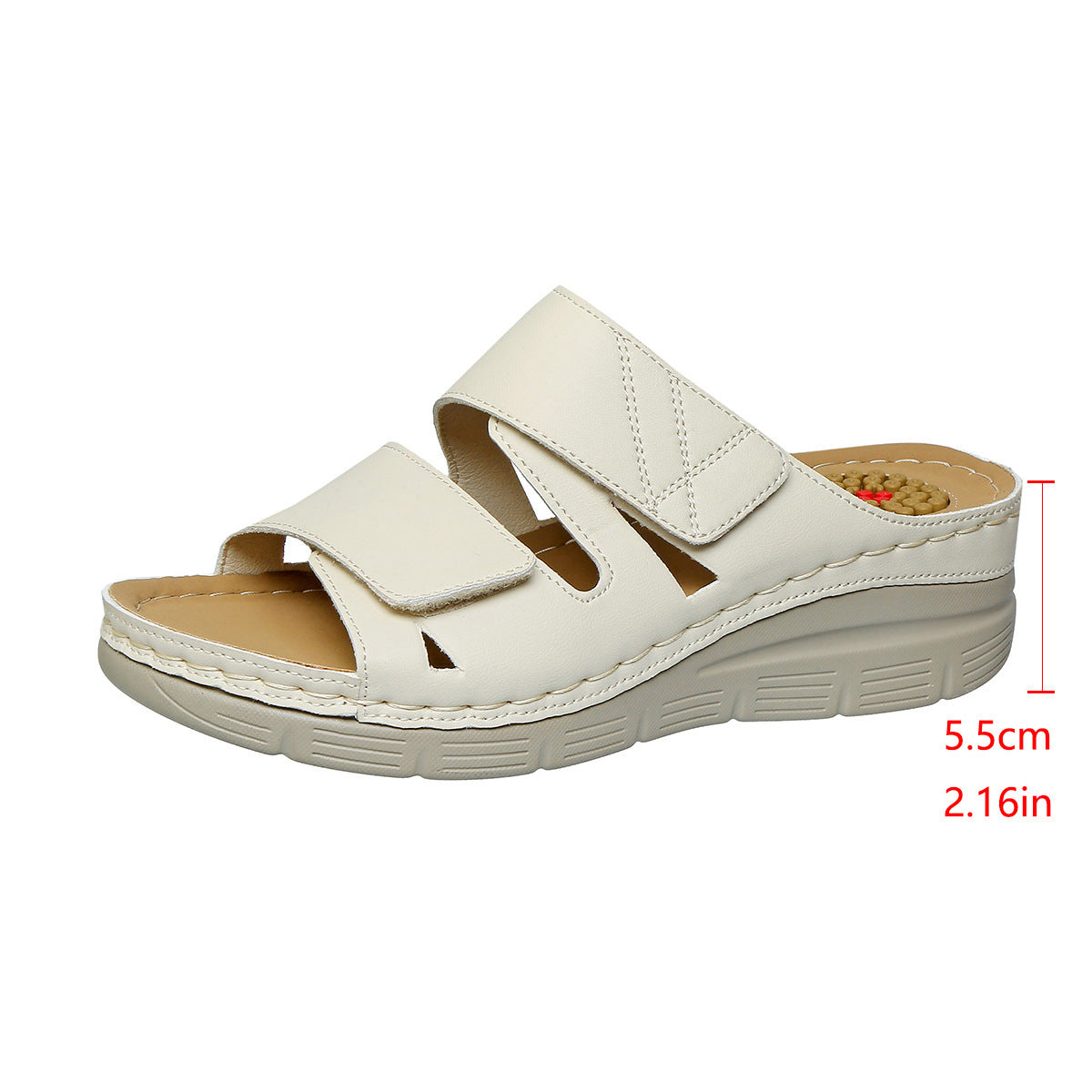 Bequeme Slip-on Strand-Sandalen für Damen