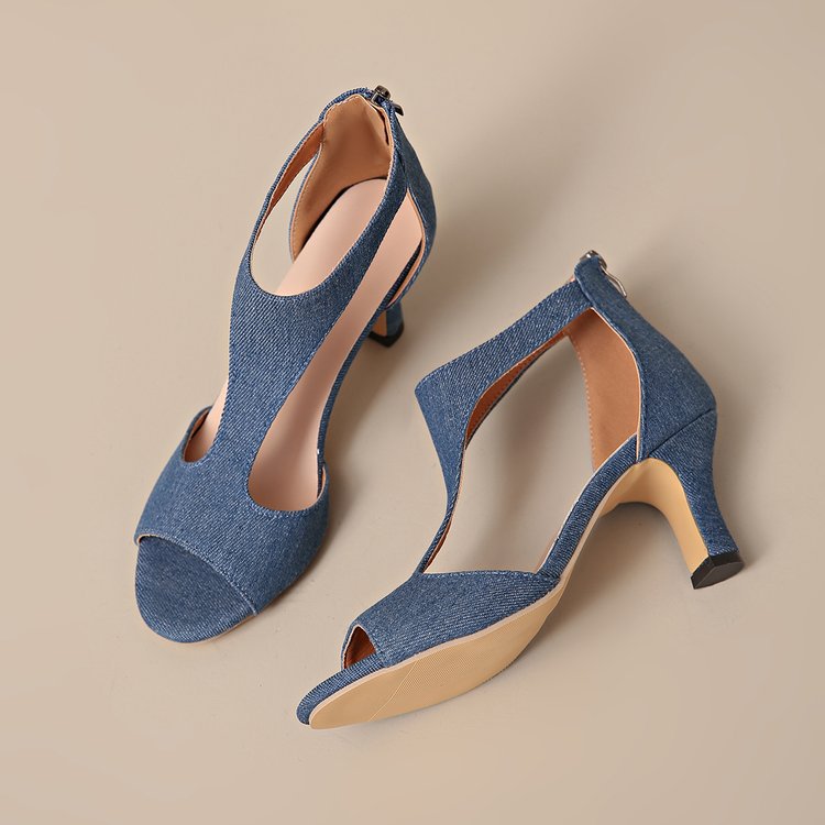 Gladiator-Sandalen mit Stilettoabsatz