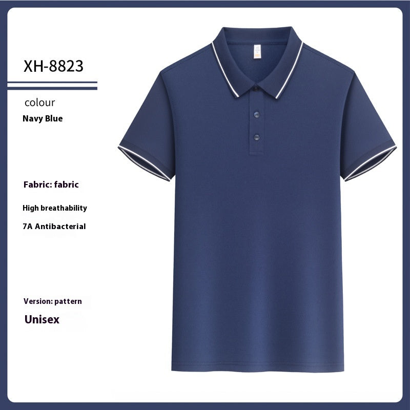 Antibakterielles Polo-Shirt mit Revers – Bild 6 | LuxeStyle