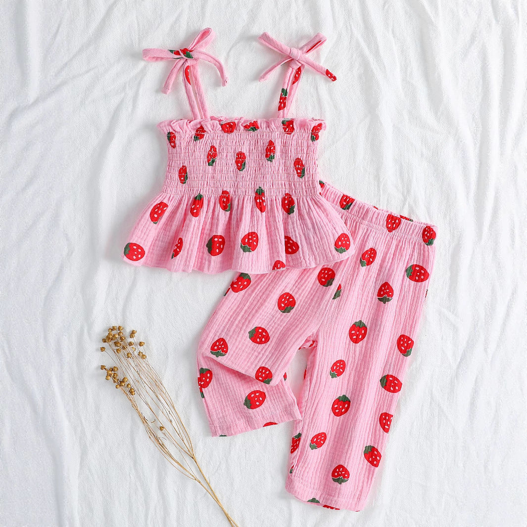 Zweiteiliges Set mit Camisole und Hose – Bild 3 | LuxeStyle