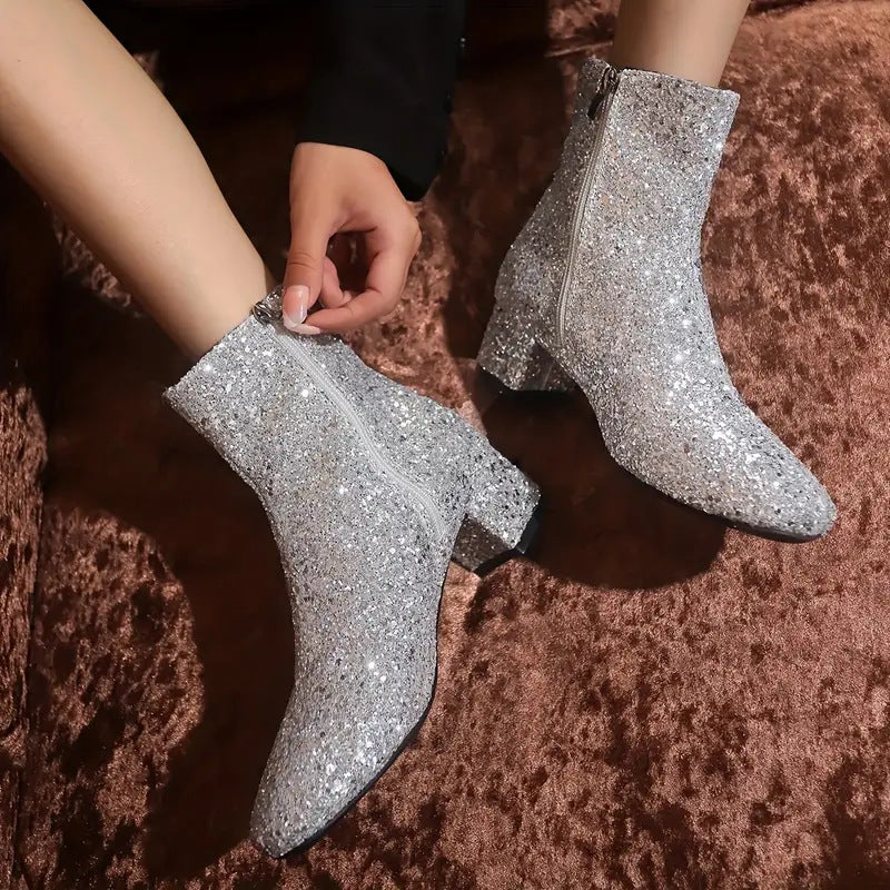 Fashion Boots mit Chunky Heel