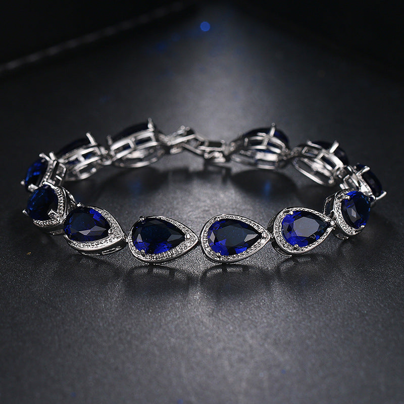 Damen Zirkon Armband Tropfenform | LuxeStyle