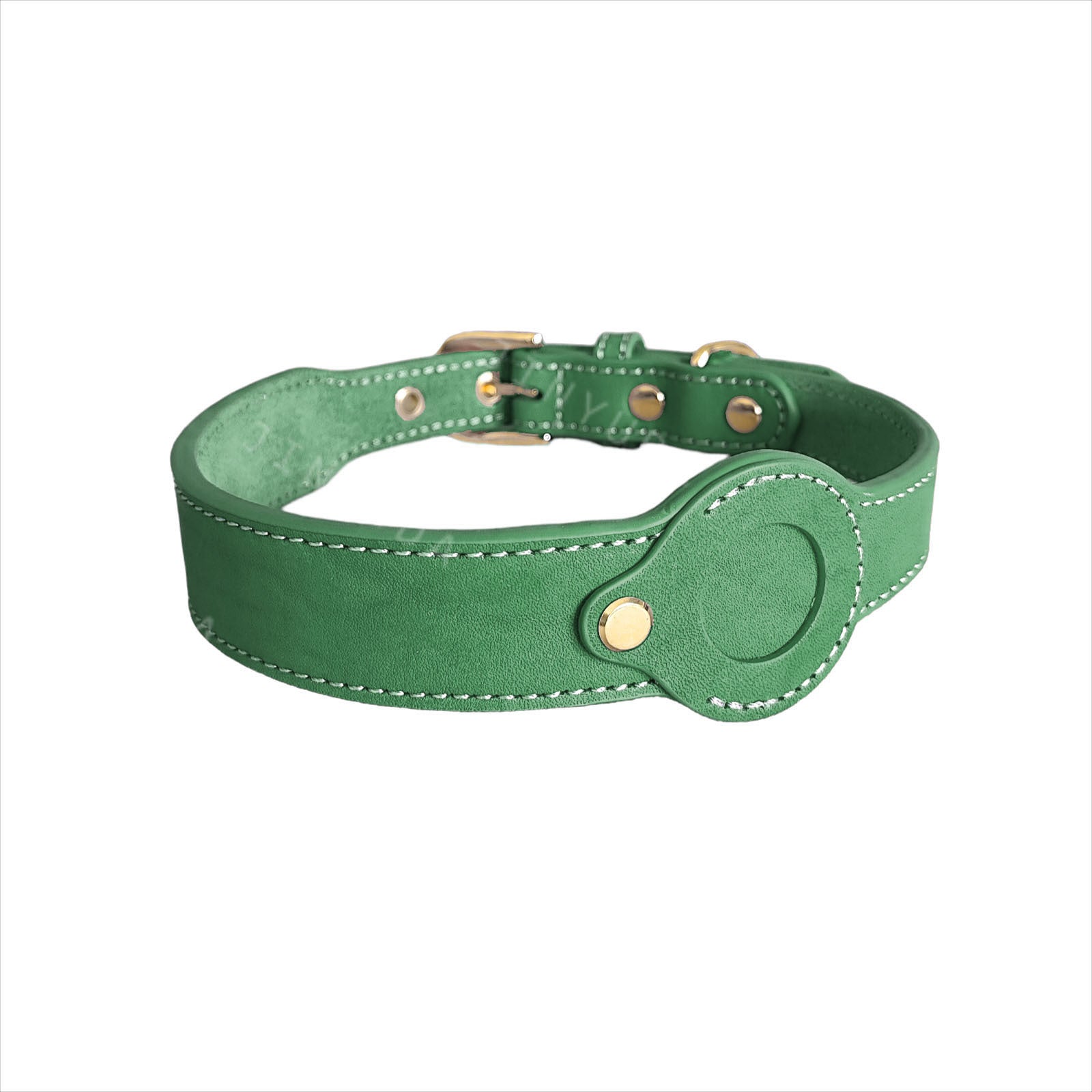 Abnehmbares Lederhalsband für Hunde