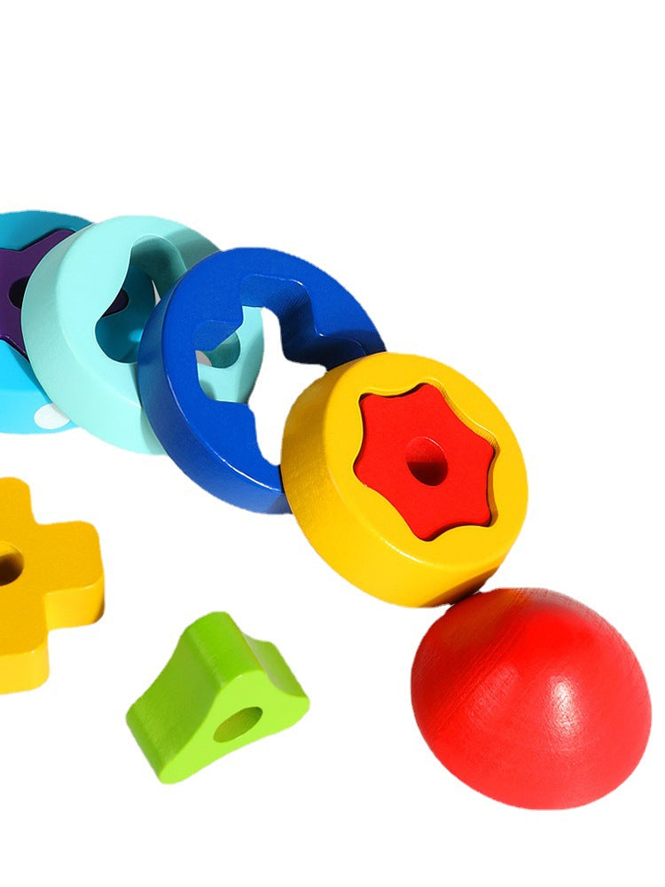 Doppelturm-Stapelspiel aus Holz – Bild 7 | LuxeStyle