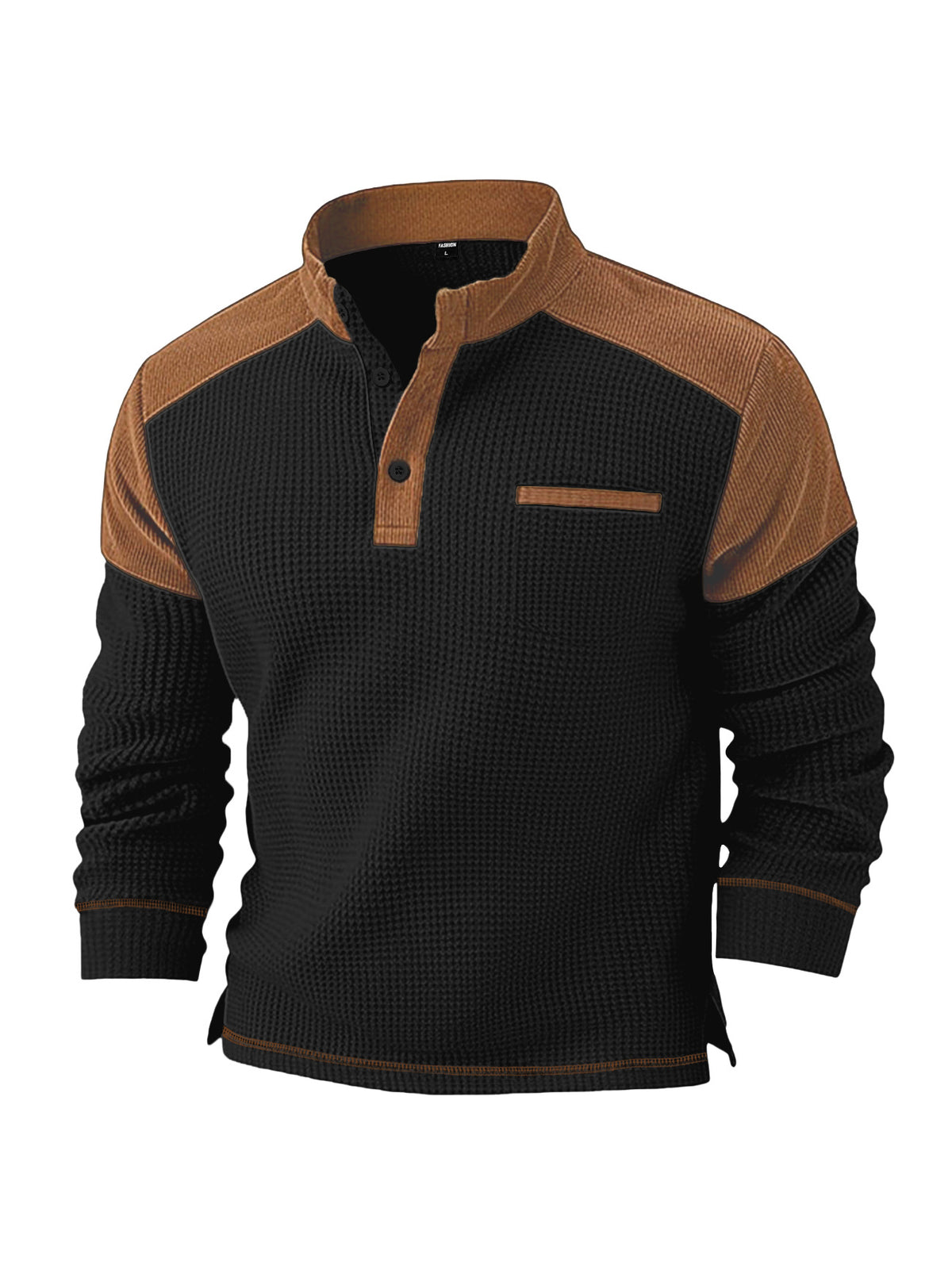 Herren Cord-Pullover mit Stehkragen – Bild 6 | LuxeStyle