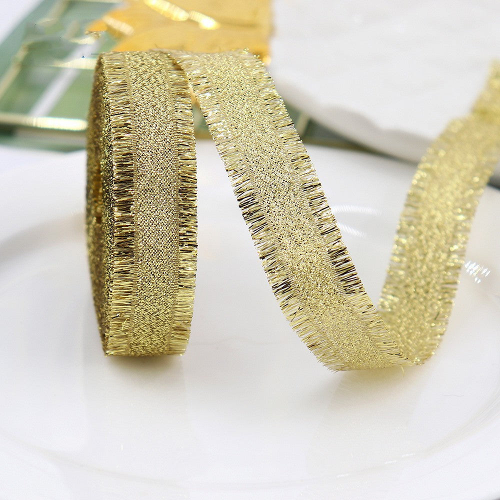 Dekoratives Gold‑Silber‑Ribbon mit Schleife – Bild 6 | LuxeStyle