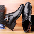Retro-Ankle Boots mit Seitenketten