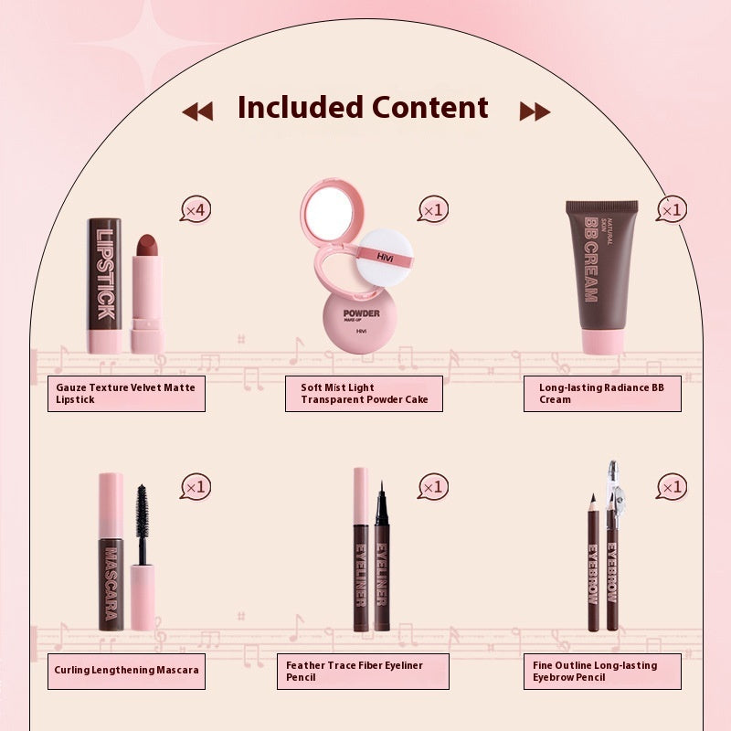 Lippenstift Puder Beauty Geschenkset