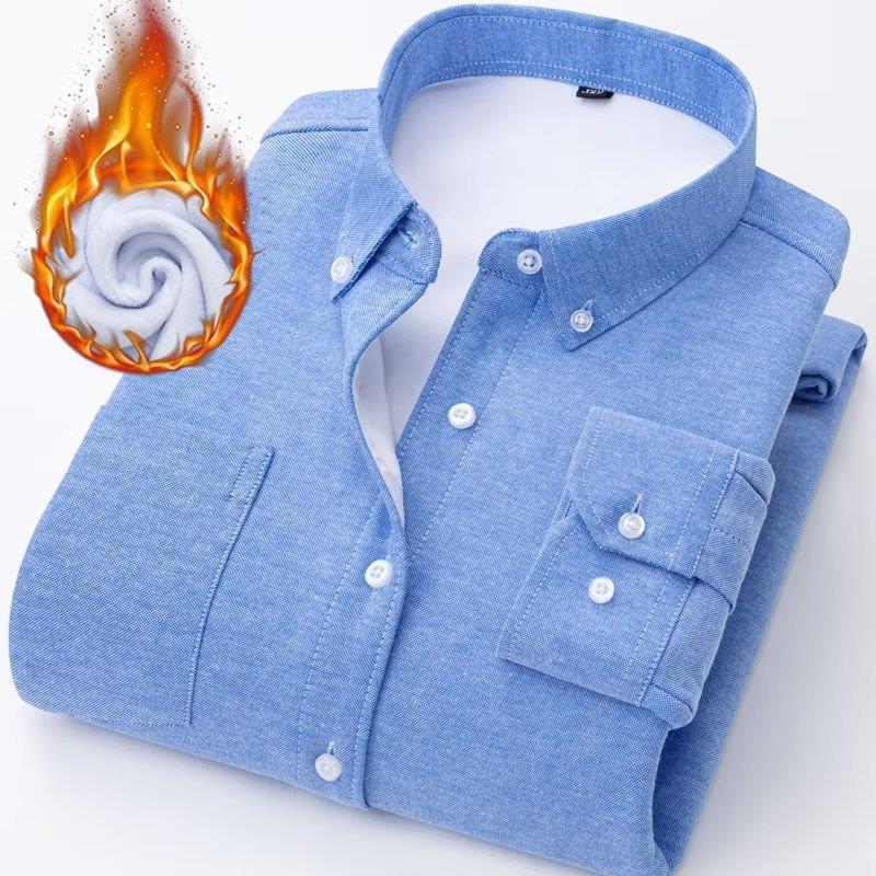 Oxford Flanell Hemd mit Fleece-Futter – Bild 4 | LuxeStyle