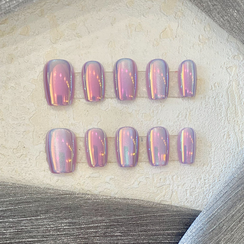 Lila Nagelsticker