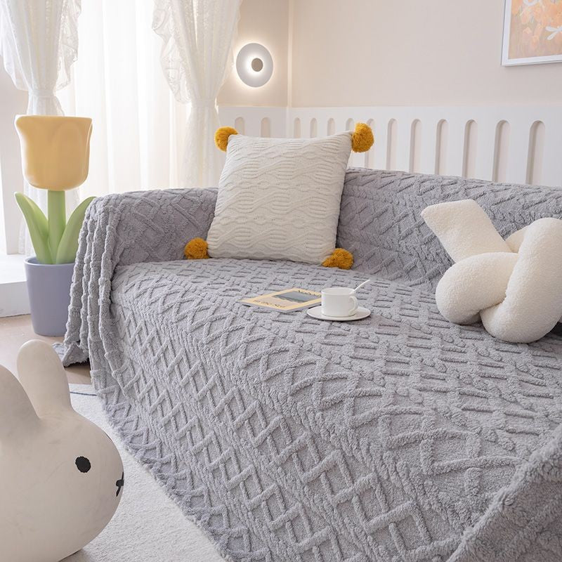 Winter Plüsch Sofaüberwurf – Bild 16 | LuxeStyle