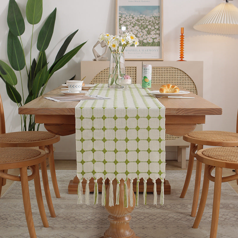 Tischläufer Baumwolle-Leinen, Modern Minimalistisch – Bild 3 | LuxeStyle