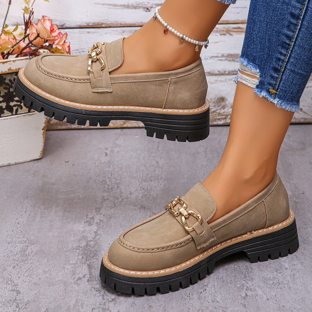 Elegante Blockabsatz-Schuhe im British-Stil