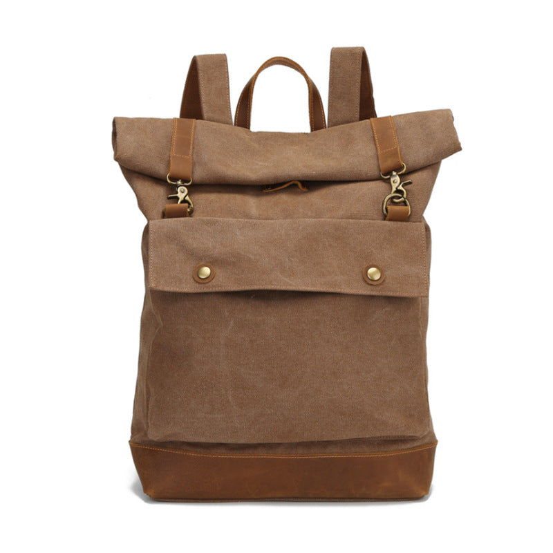Rucksack mit Rolltop und Schulterklammer – Bild 6 | LuxeStyle