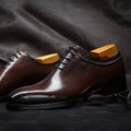 Herren Business-Lederschuhe mit spitzer Zehenpartie
