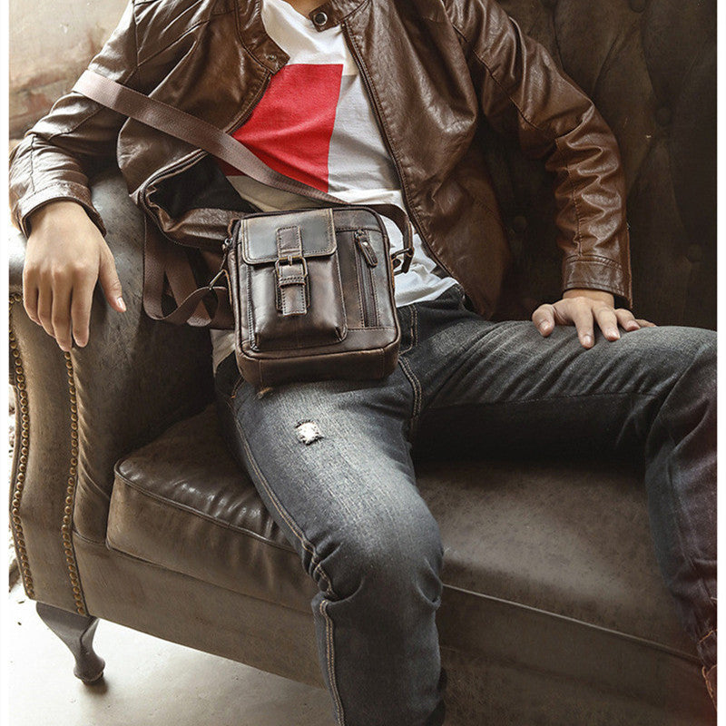 Elegante Schultertasche aus Rindsleder – Bild 9 | LuxeStyle