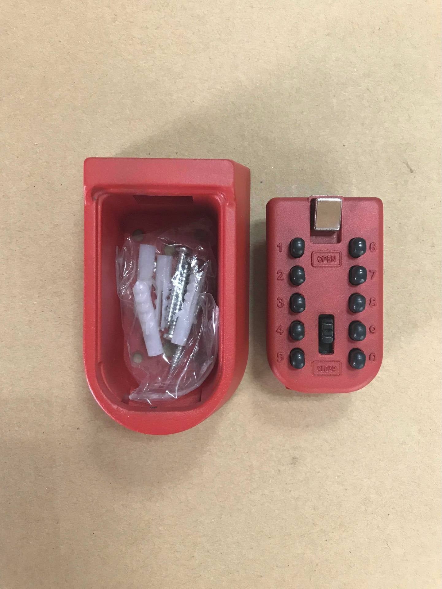 Wand-Schlüsselbox mit Zahlencode