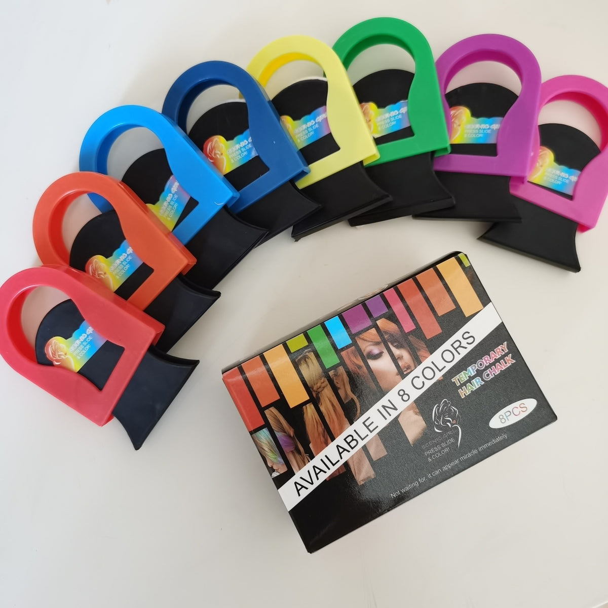 8-Farben Einweg Haarfarbe & Puder-Set – Bild 4 | LuxeStyle