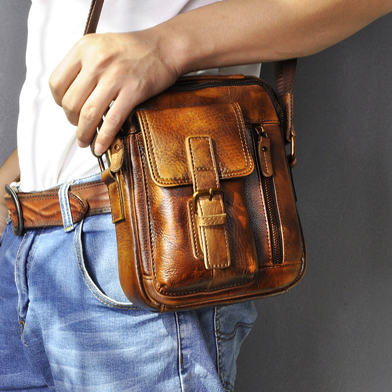 Elegante Schultertasche aus Rindsleder – Bild 12 | LuxeStyle