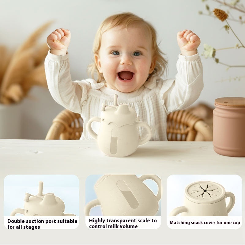 Kindergeschirr-Set aus Silikon, 11-teilig