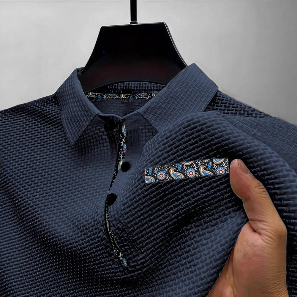 Kurzarm-Shirt aus Eisseide – Bild 2 | LuxeStyle